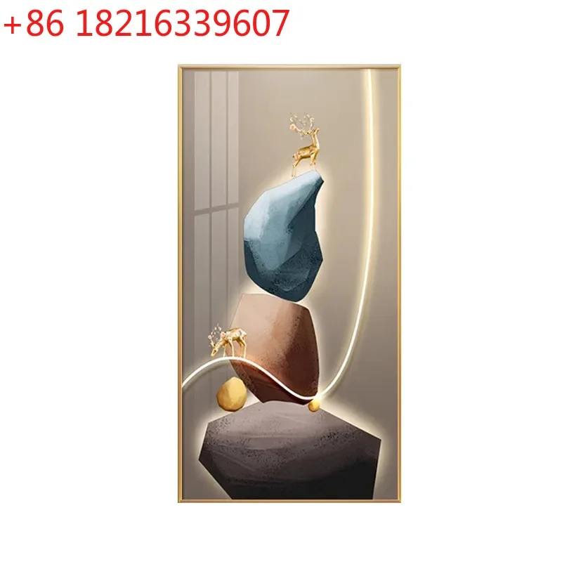 Entrance decorative paintings modern light luxury high-end entry is opposite the door corridor aisle hanging paintings