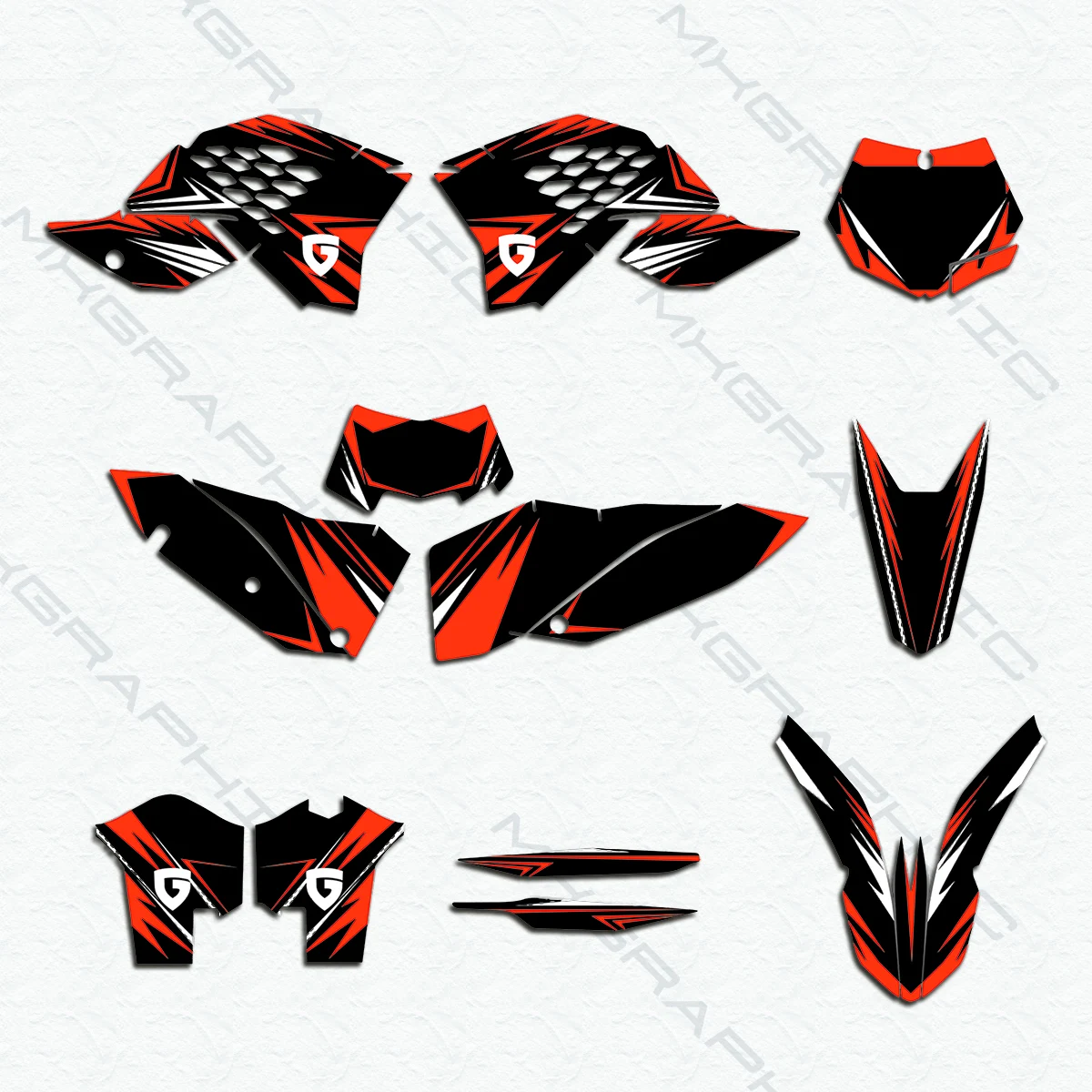Decal Graphics Stickers For KTM EXC EXCF XCW 2008-2011 SX SXF 2007-2010 125 200 250 300 350 450 500