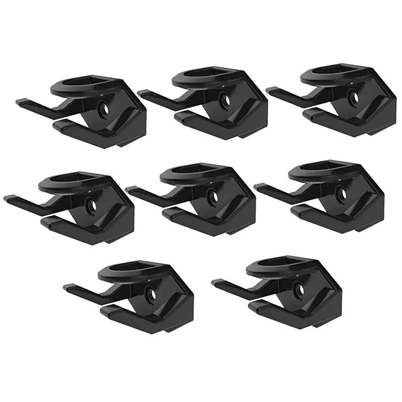 

8Pcs Hat Hooks for Wall Hat Rack for Baseball Cap Hat Display Hat Hangers for Wall Black