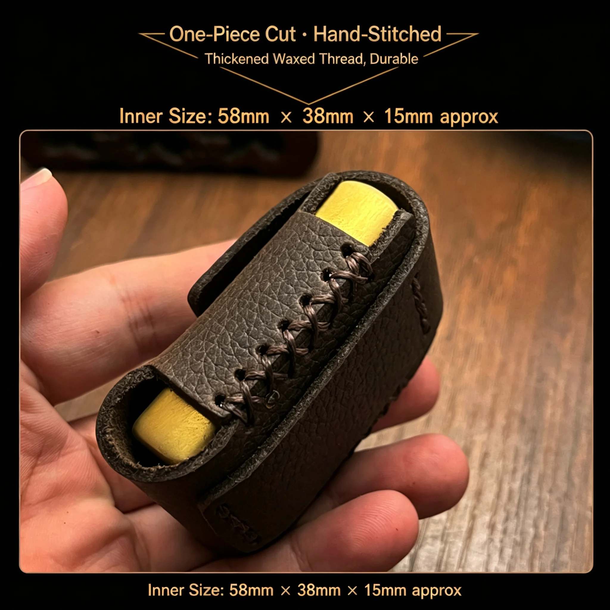 Genuine Leather Lighter Case P - Lighter Insert Zippo recension och pris