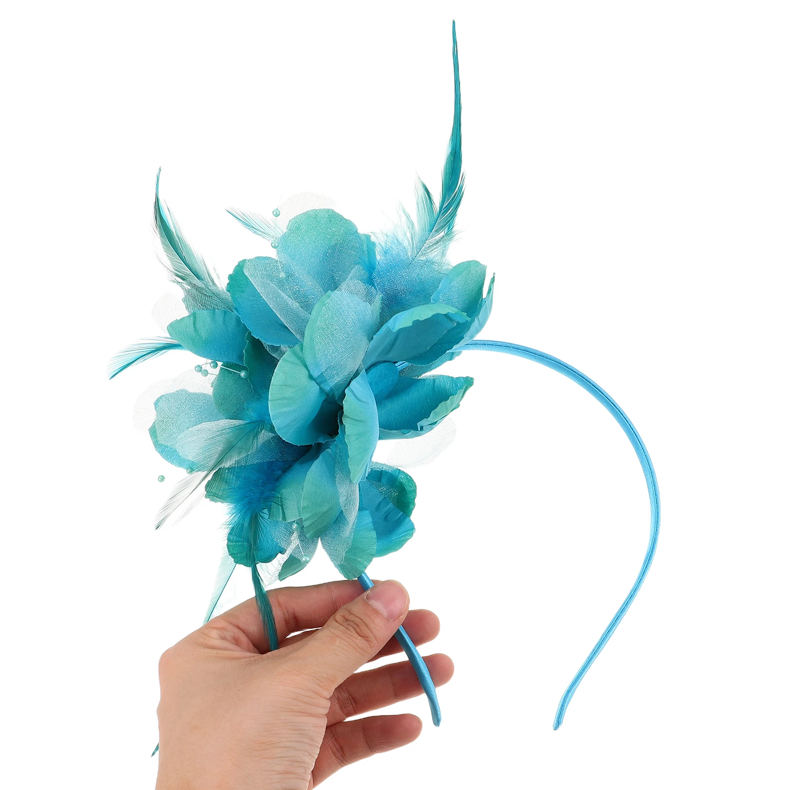 

Hair Accessories Bridal Headwear Plume Design Floral Arrangement Wedding Bridesmaid Tea Party Banquet Hat