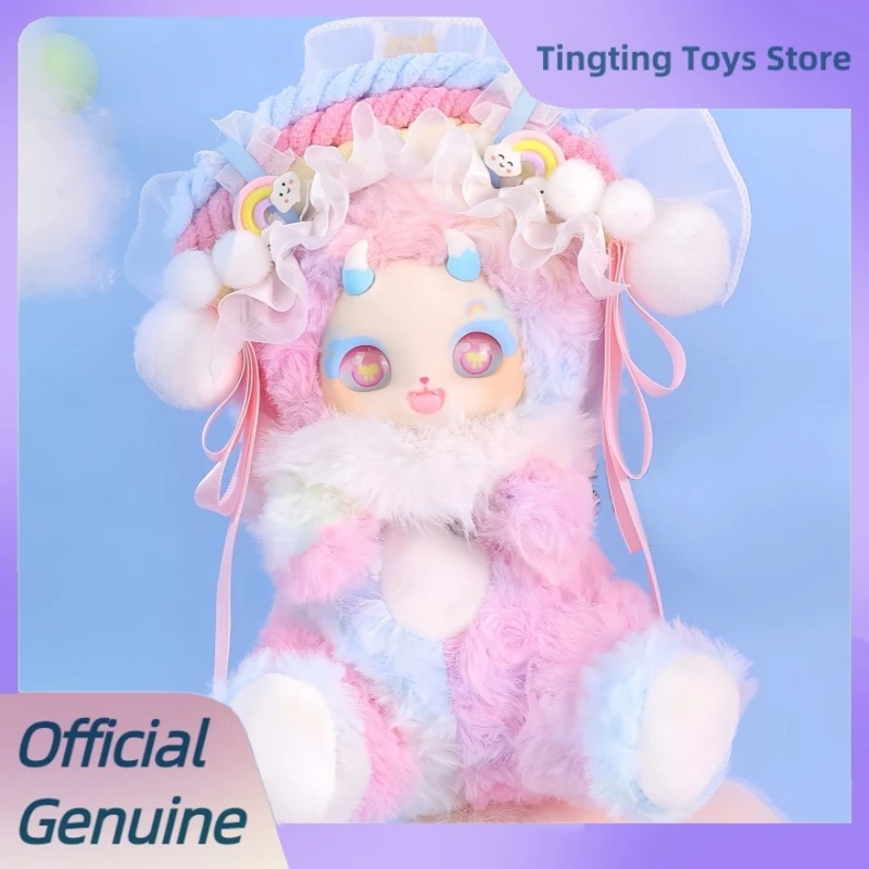 

Genuine Boboco V2 Enigma Wonderland Series Blind Box Lovely Plush Doll Home Ornaments Figurine Toys Boboco Mystery Box Xmas Gift
