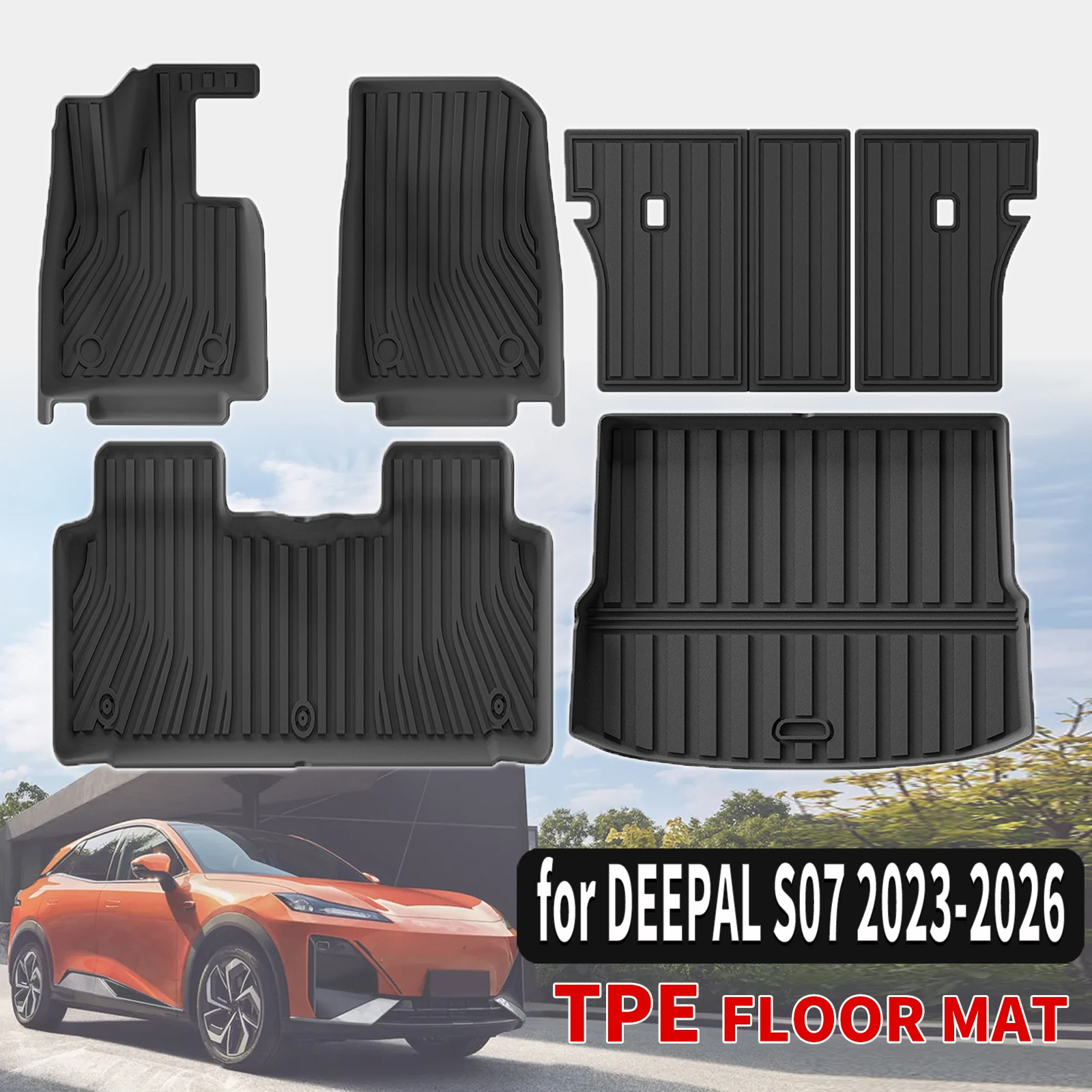 

for DEEPAL S07 2023 2024 2025 2026 Custom TPE Mats Full Set Eco-Friendly Waterproof All-Weather Floor Liners Accessories