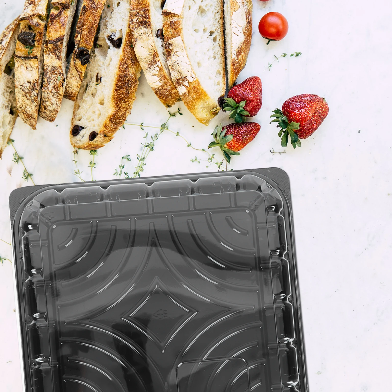 

2Pcs Cake Transparent PET Box for Bread Dessert Packing Box Croissant Pastry Dessert Packing Food Grade Gift Container