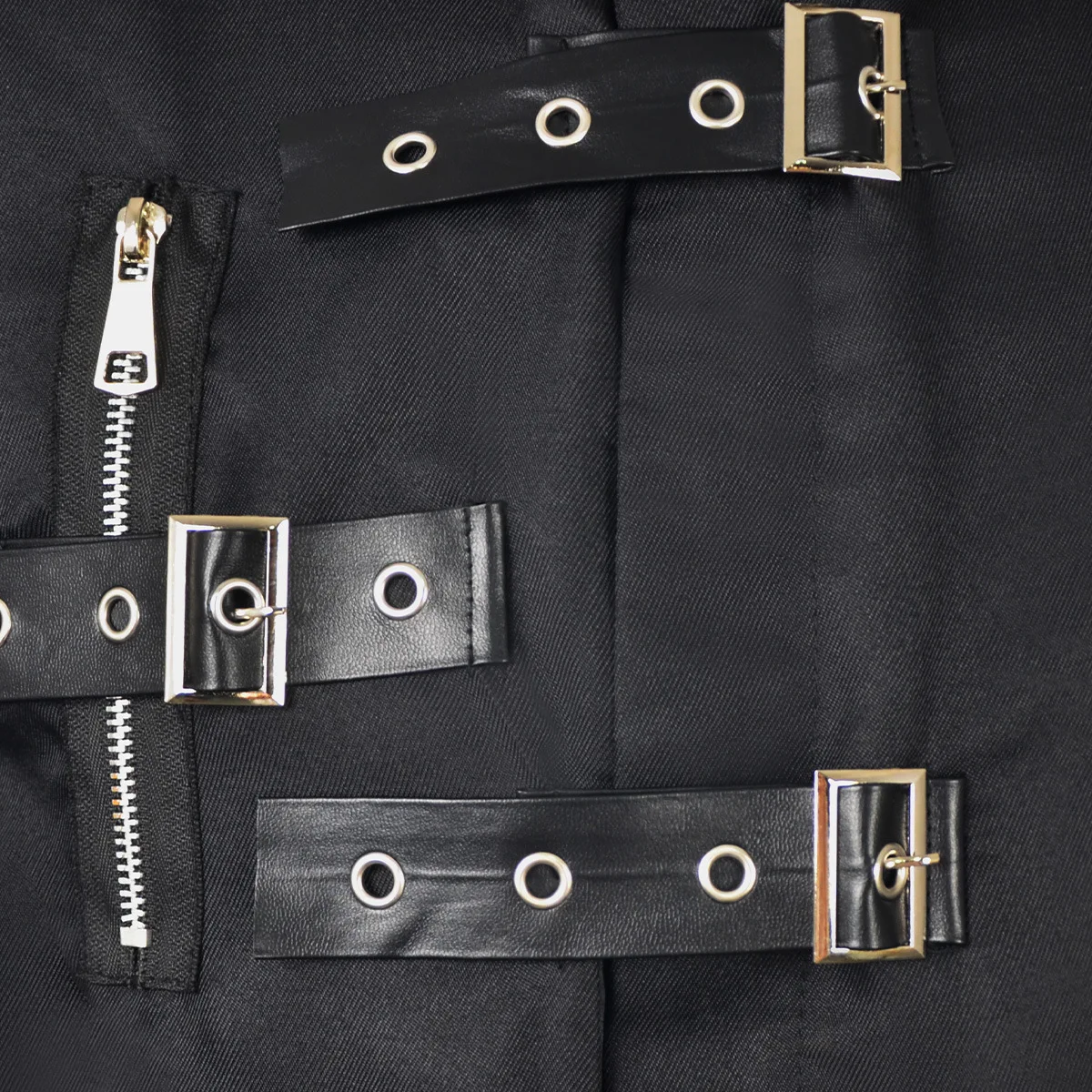 Hot Michael Jackson Cosplay Jacket Men Punk Black Buckle Strap Zipper Coat MJ Classic Stage Performance Costume Halloween Outfit