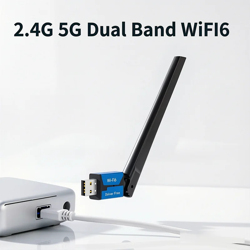 WiFi Dongle USB Adapter Wireless Network Receiver for Notebook Laptop Black Wireless Network Receiver WiFi Dongle