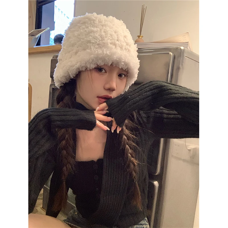 MEXZT Y2K Cropped Knitted Cardigan Women with Scarf Sweater Coat Streetwear Sexy Square Collar Jumpers Long Sleeve Knitwear Tops