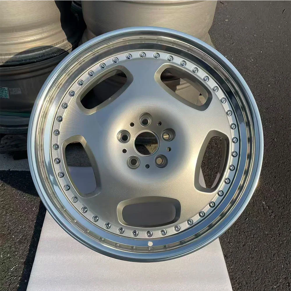 Custom Polished Forged Wheels 17-22 Inch 2 Piece Five Spoke 10J 5x112 5x120 For Audi A4 A6 For Bentley For Porsche Deep Dish