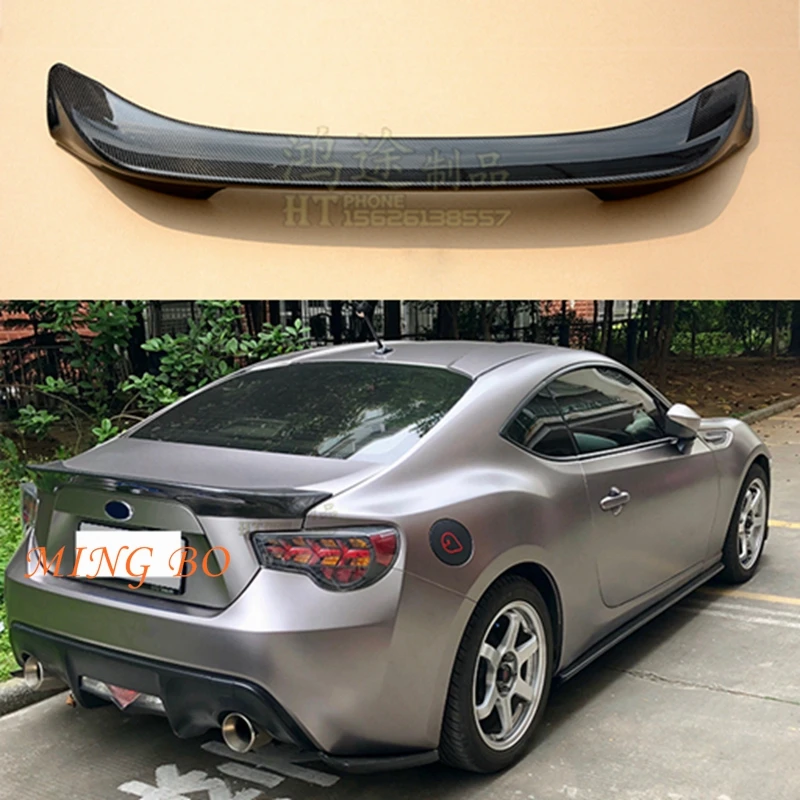 

For Toyota GT86 Subaru BRZ 2012 2013 2014 2015 Rear Trunk Lip Trunk Cover Carbon Fiber FRP Forged carbon Spoiler