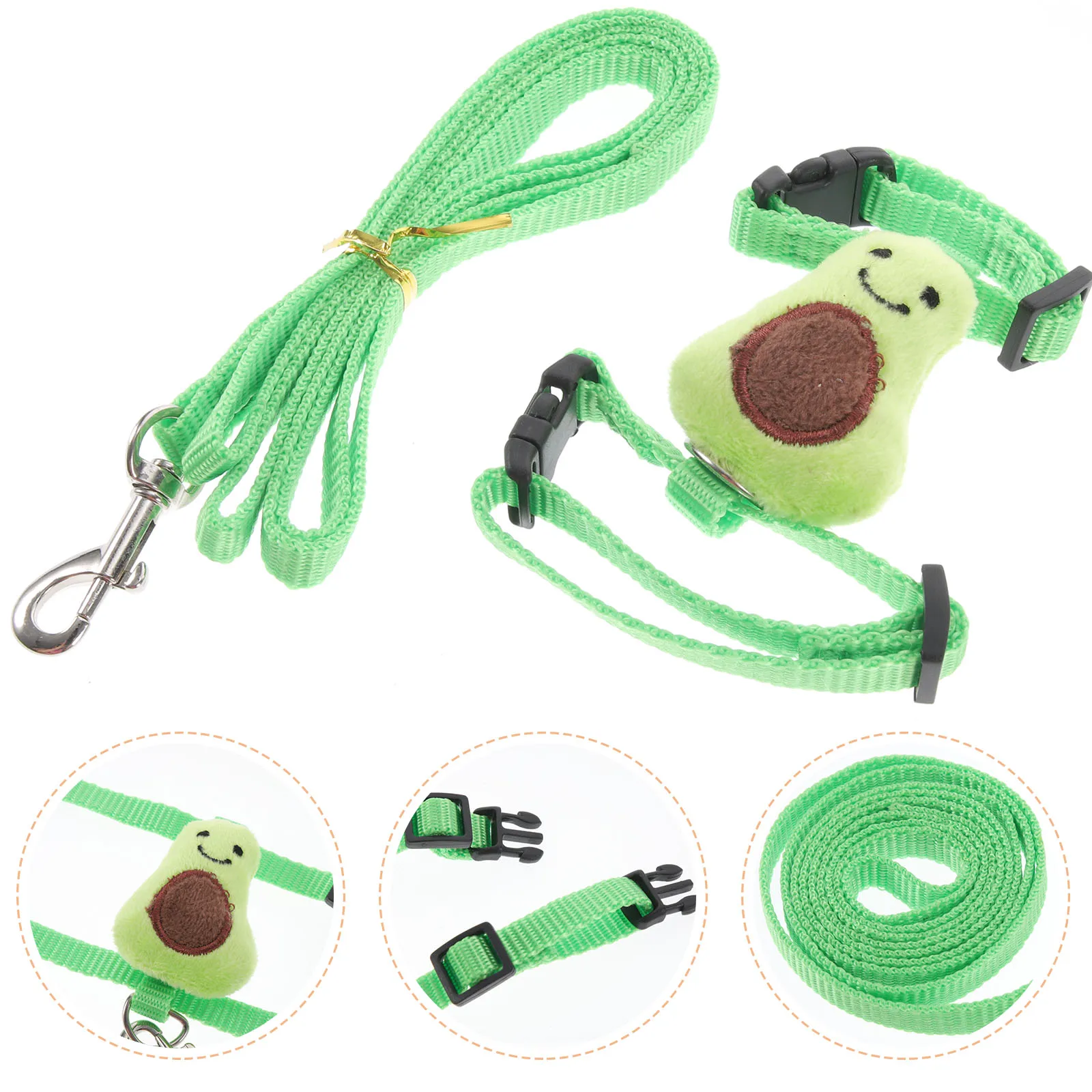 

Hamster Harness Leash Set Breathable Lightweight Exquisite Sewing Comfortable Wearing Experience for Small Pets