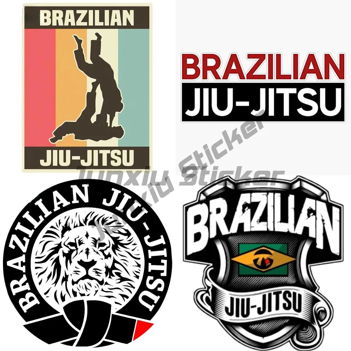 Brazilian Jiu Jitsu Vinyl Sticker Graphics UR Impressions|for Cars Truck SUV Walls Windows Laptop Bumper Window Phone Trunk