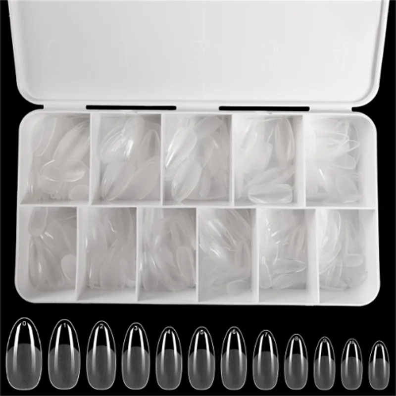 

Nail art film fully adhered semi-adhesive nail stickers water-drop almond-shaped free-form artificial nails Tips