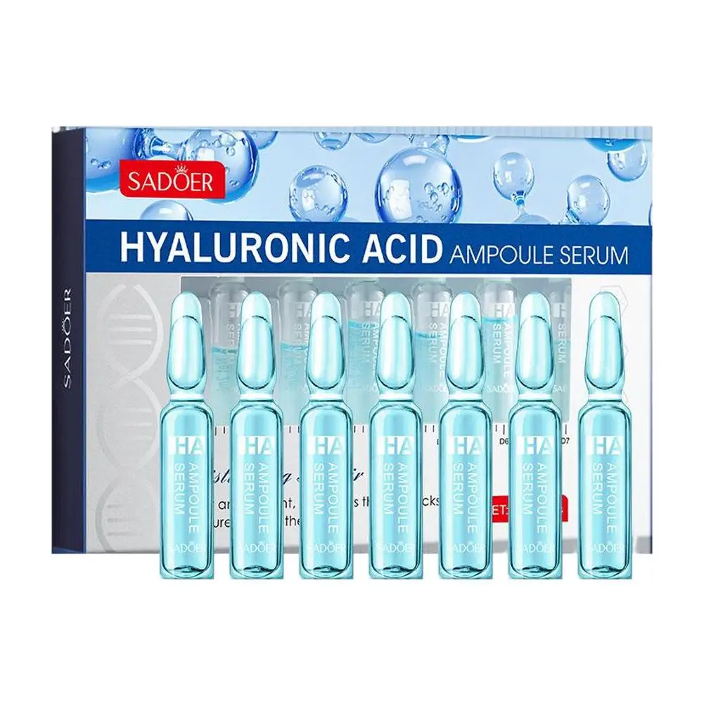 Vitamin C Face Whitening Serum Dark Spots Freckles Removal Hyaluronic Pore Minimizer Anti Aging Wrinkle Remove Golder Essence