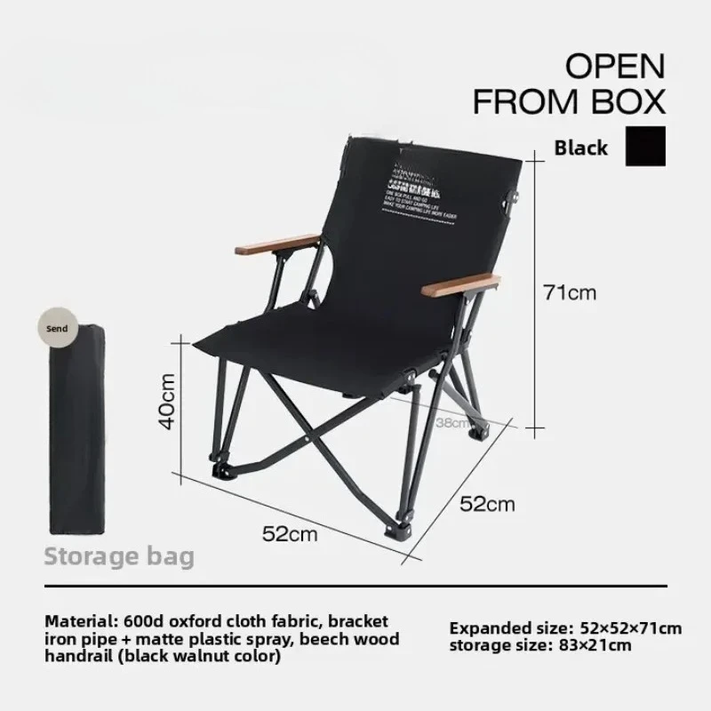 Camping Outdoor Folding Camping Seadog Chair Aluminium Alloy Beach Chair Fishing Chair Portable