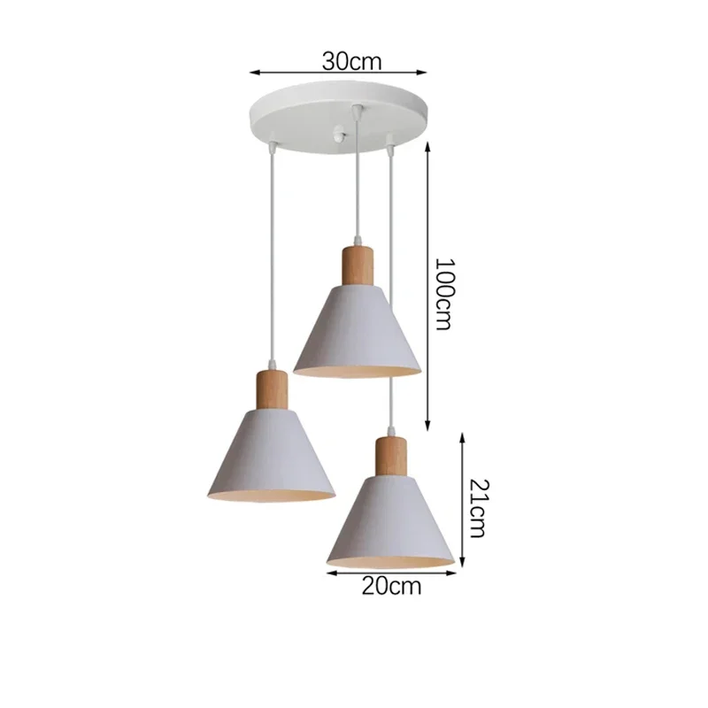 Imagem -06 - Decoração Nórdica Moderna Led Lustres Simples Criativo Lustrependant Luzes para Restaurante Bar Vestuário Loja Homelighting Luminárias