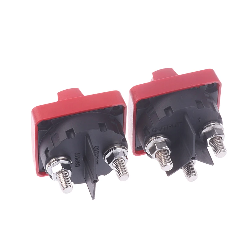 2 Position On/Off Battery Disconnect Switch Isolator Disconnect Rotary Switch 12- 48V 300A Cut Single For M-Series Marine Boat