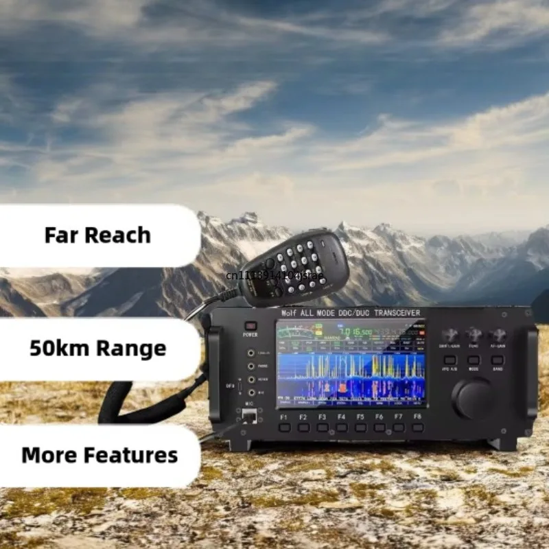 For RS-998 SDR Transceiver, 100W All Mode Full Band VHF UHF HAM Radio with VOX for Car Outdoor Off-Road