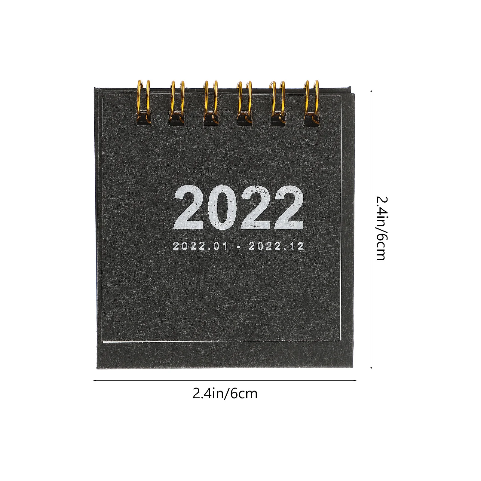 2pcs 2022 Mini Calendar Desktop Simple Portable Desk Organizer Practical Time Management Tool Home Office Decor Printing