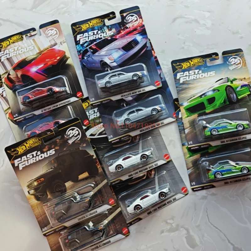 

Hot Wheels HNW46 Чехол Fast & Furious N Serise Mitsubishi Eclipse Автомобиль Литая модель автомобиля Игрушки Коллекция-сюрприз Украшение Подарок