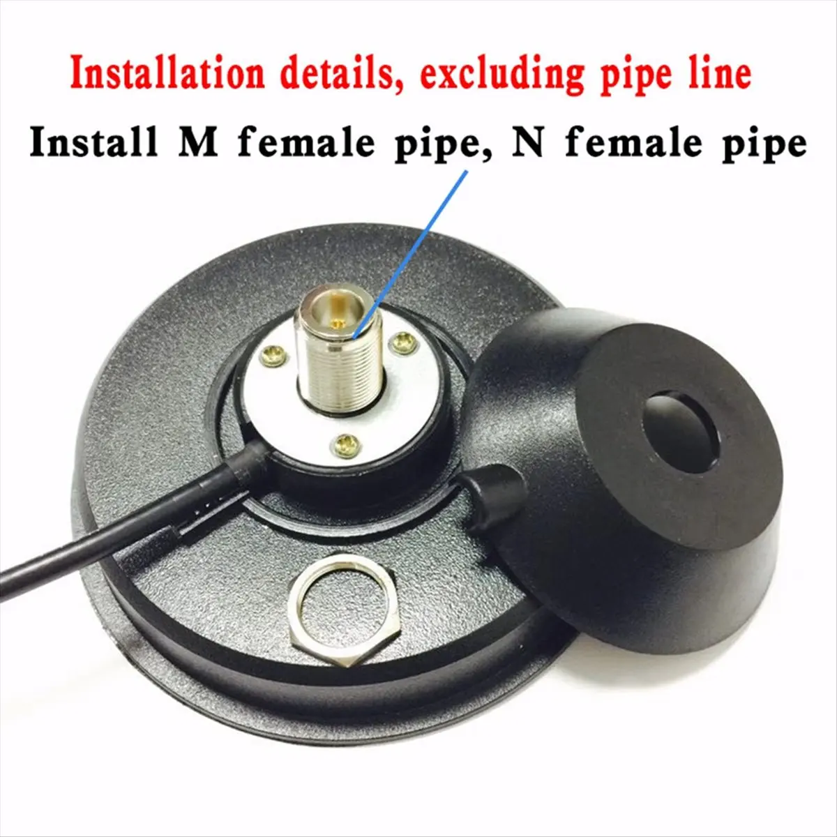 SWXF Intercom Antenna Sucker Empty Sucker 12CM Large Sucker Strong Magnetic Suction Fixed Base Replacement Fe