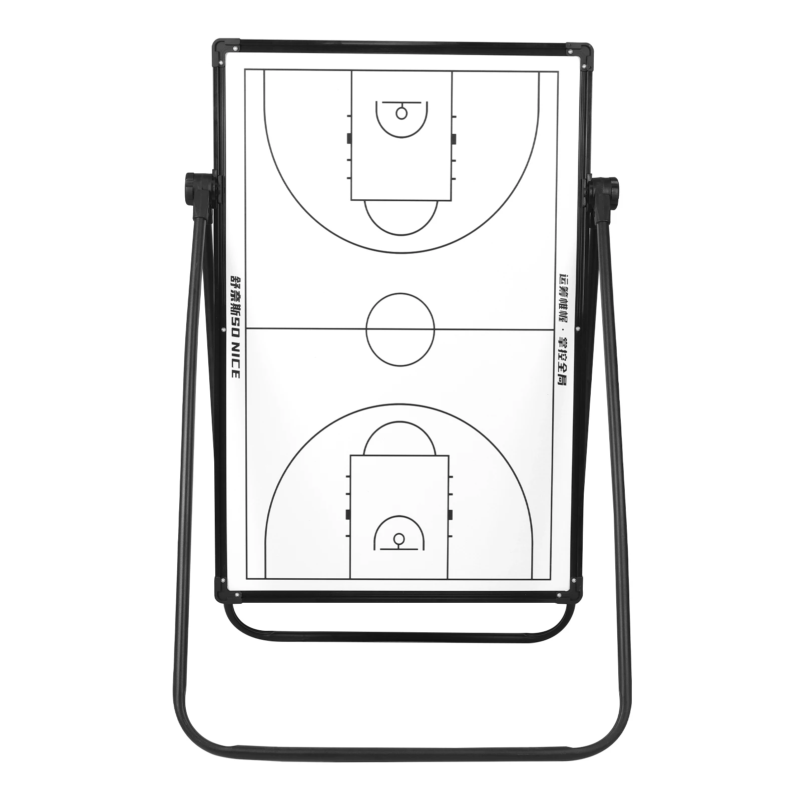 

Double Sided Basketball Board with Markers Eraser Teaching Assistant Equipment Reusable for Basketball Soccer Volleyball Coaches