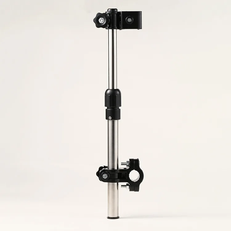 Baby Stroller Umbrella Connector Holder  Adjustable 360° Outdoor Retractable Support Bar Holder Mount Frame Handle