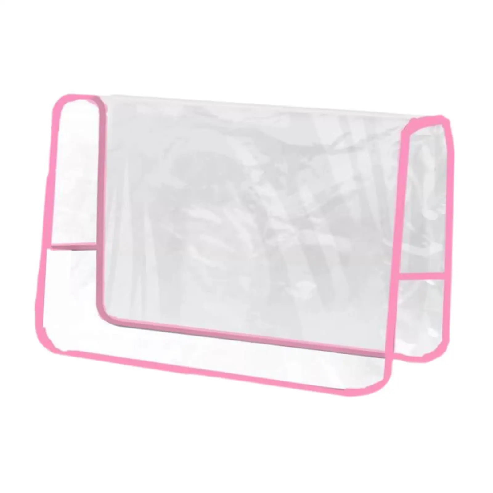 2x funda trasera de silla multiusos transparente para peluquería centro de belleza barbería