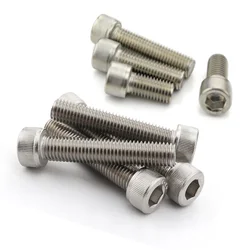 5pcs  5/16-24 Inch Length 304 Stainless Steel US UNF Coarse Thread Allen Head Screw Cap Hex Hexagon Socket Bolt