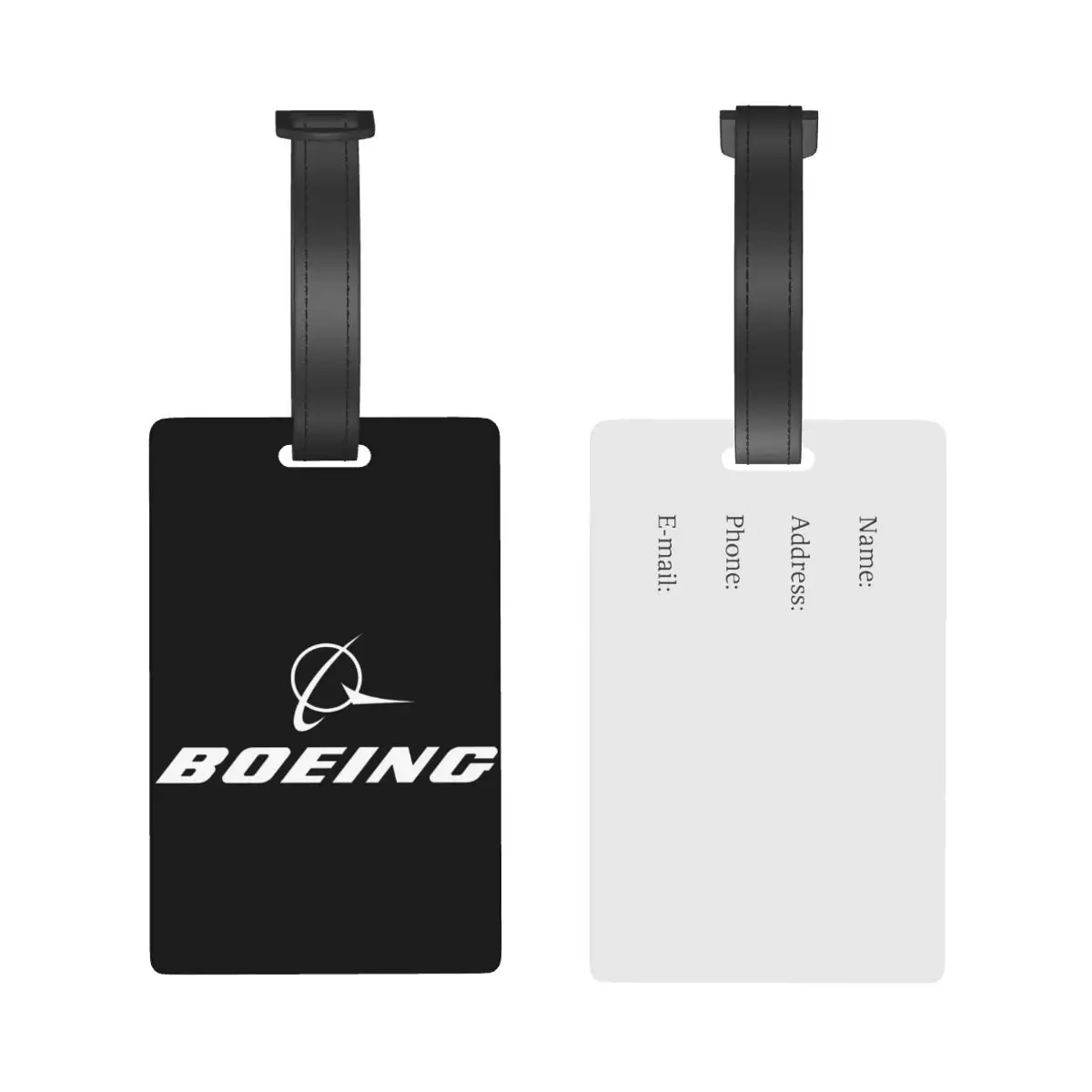 Boeing Bagagelabels Koffer Accessoires Reizen Pvc Schattige Bagage Boarding Tag Draagbare Label Houder ID-Adres