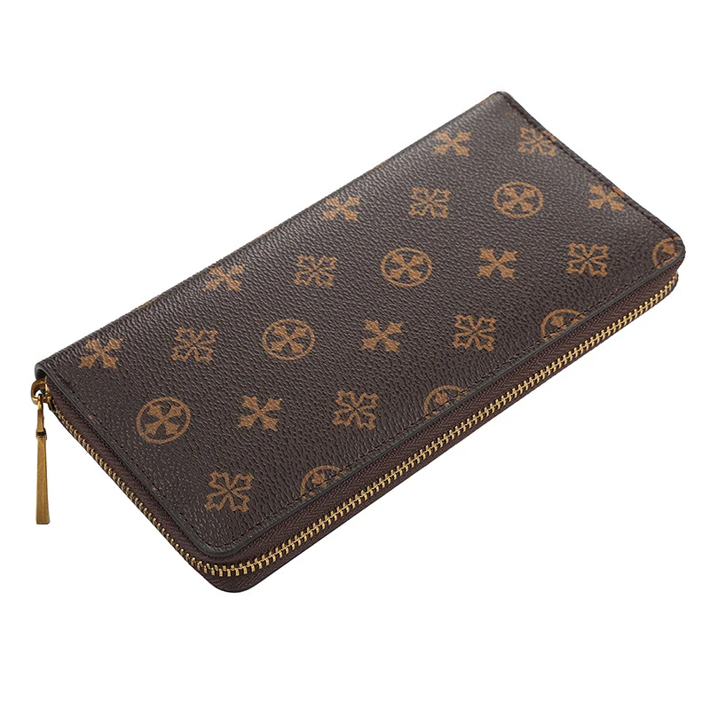 Luxury Designer Women\'s Wallets High	Quality Long Clutch Bag Card Holders Purses for Women Leather Wallet Zipper Dropshipping