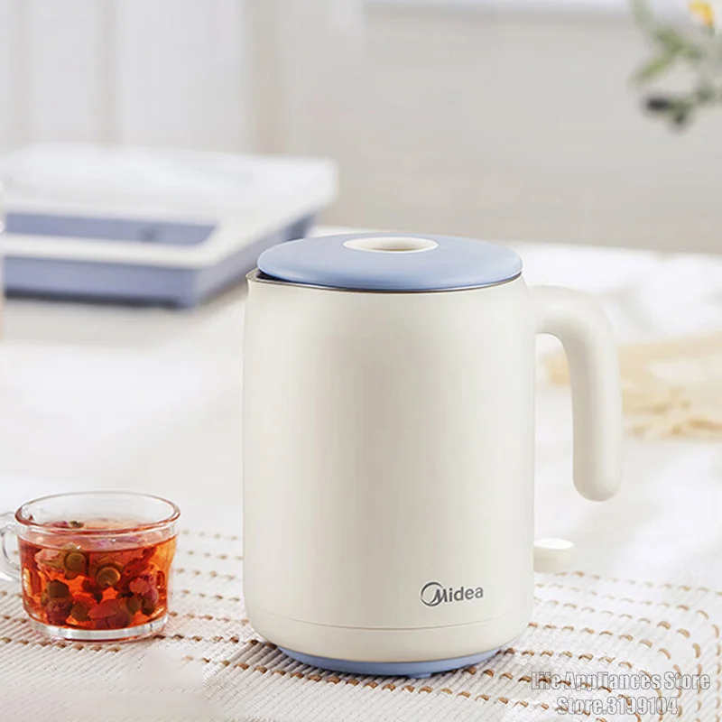 ميديا غلاية كهربائية صغيرة محمولة 600 مللي 304 بطانة من الفولاذ المقاوم للصدأ غلاية مياه للمنزل والمكتب والسفر ورحلة العمل