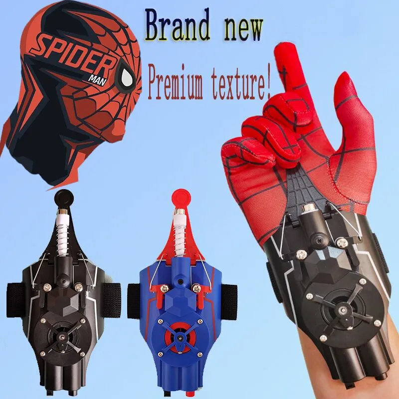 

Marvel Spiderman Silk Transmitter Toys Wrist Launcher Device Spiderman Cosplay Accessories Props Spider-line Gift For Children