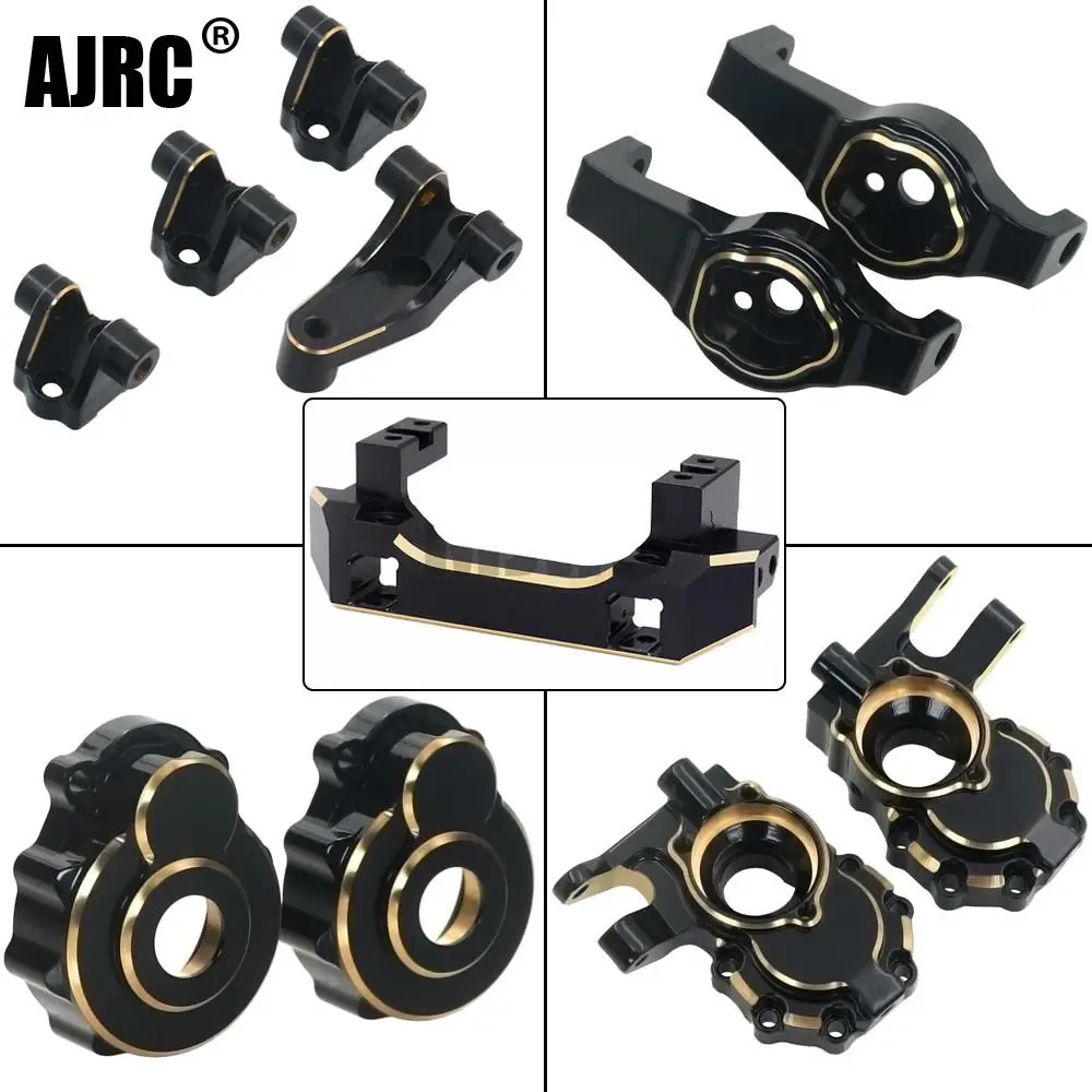 

Brass Black Steering Cup 8252/steering C Seat 8232/tie Rod Holder 8227/gear Cover 8251/servo Bracket/For 1/10 Trx4 Trx6