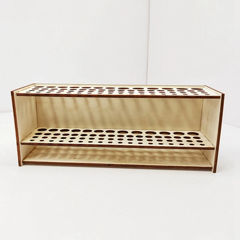 Kuas cat berdiri kayu lukisan sikat berdiri meja Organizer rak Makeup SIKAT rak perlengkapan melukis