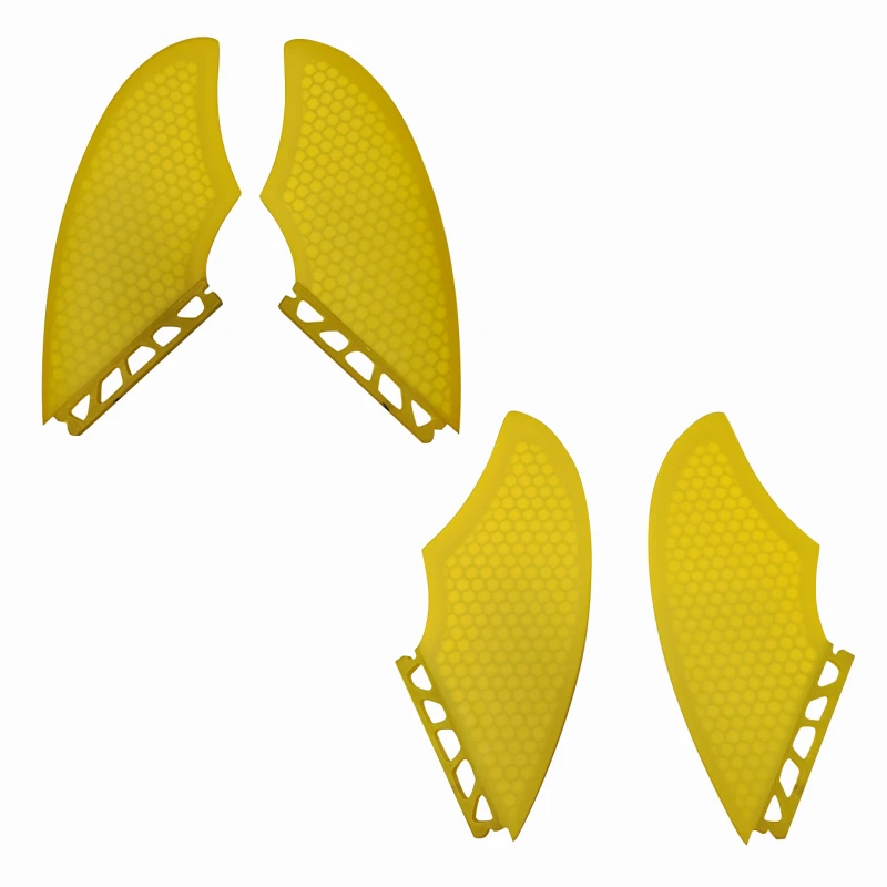 

UPSURF FUTURE Keel Surf Twin Fins Set Honeycomb Fiberglass Surfboard Fins For Twin Fins Board,Shortboard Keel Side Fins Quilhas