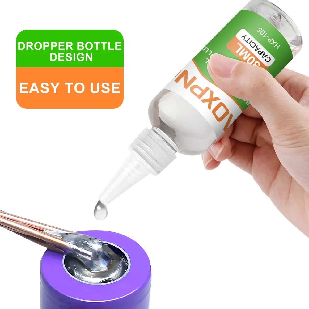 تدفق سائل، لحام متعدد الوظائف للمعادن مثل الفولاذ المقاوم للصدأ والنحاس والحديد والنيكل والأوراق المجلفنة.