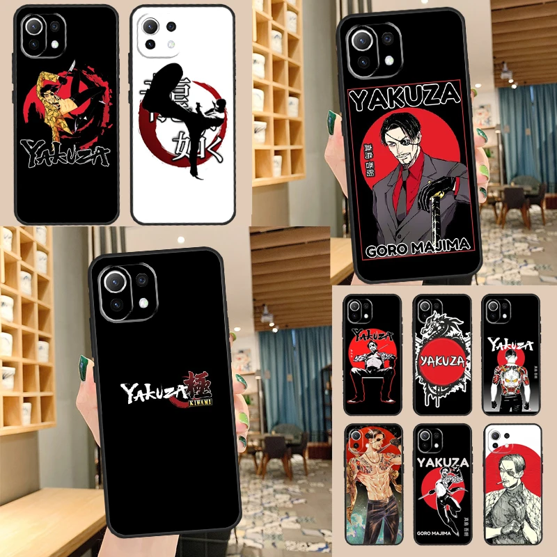 Japan Yakuza Case For POCO F5 X3 X5 Pro F3 F4 GT M5s C40 Back Cover For Xiaomi 13 12 Lite 11T 12T Pro 12X