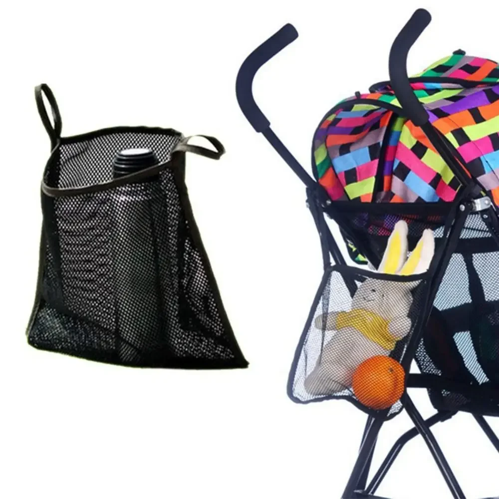 

High Quality Light Weight Stroller Bag Large Capacity Multifunctional Storage Bags Portable 30x30cm Storage Mesh Bag