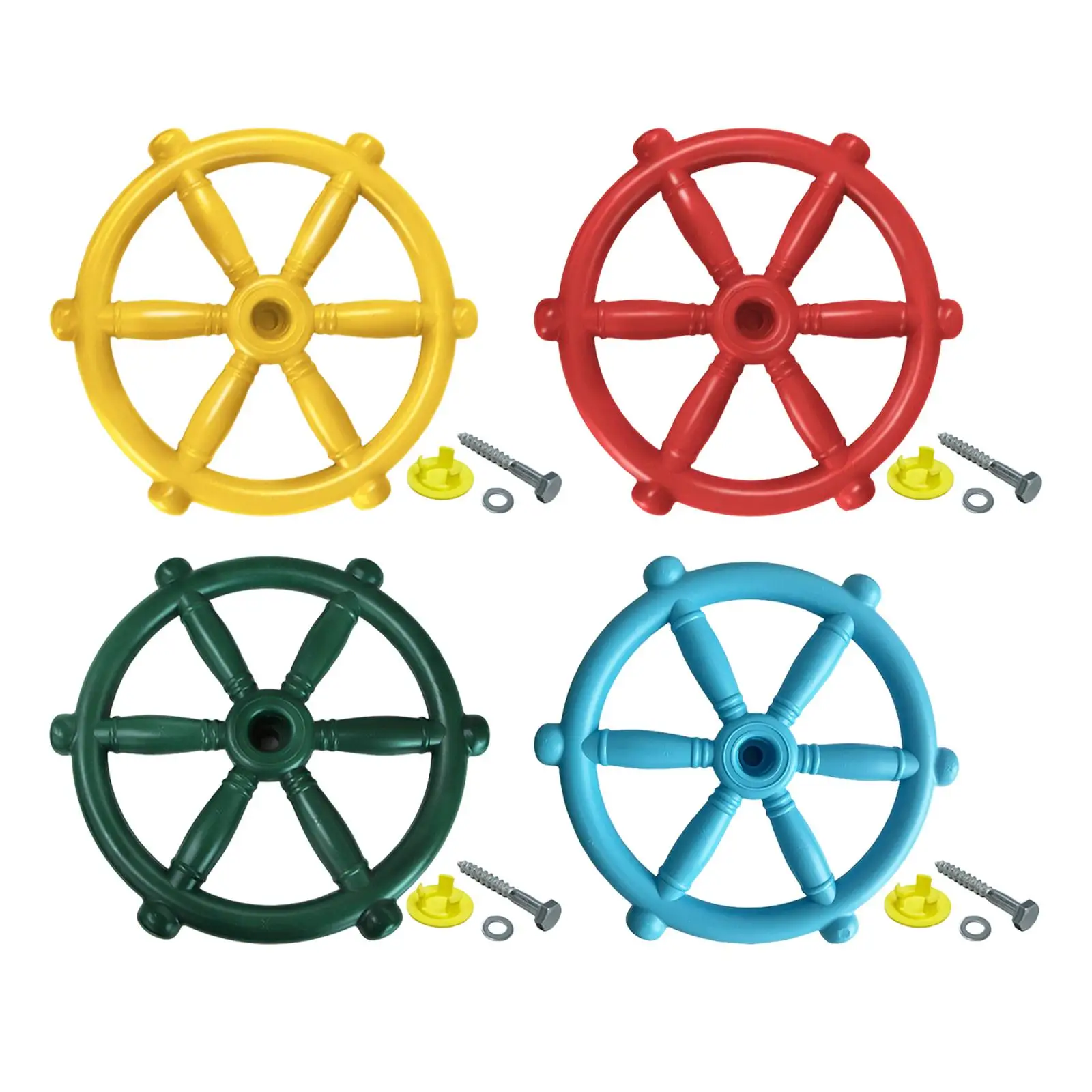 Pirate Ship Wheel Toy Kids Steering Wheel Toy Playground Accessories for Treehouses
