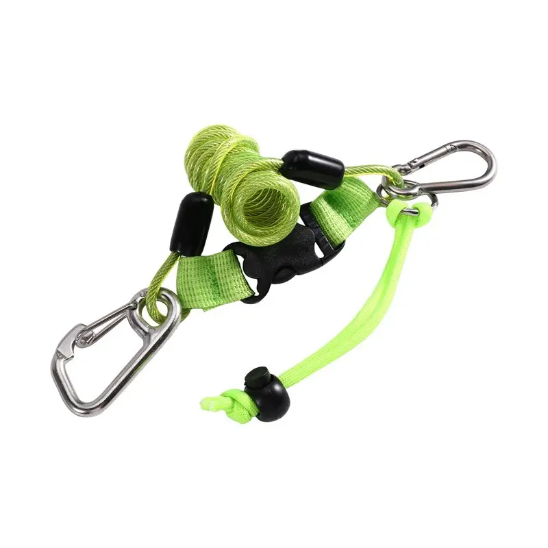 B50B-For Diving Camera Spring Rope Anti-Lost Hook For Diving Outdoor Climbing Coiled Lanyard