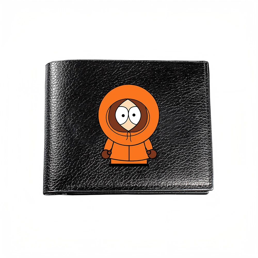 South Park Character Orange Hoodie Wallet Casual Business Fashion Print Men's Card Holder Stylish Design Daily Use Accessory