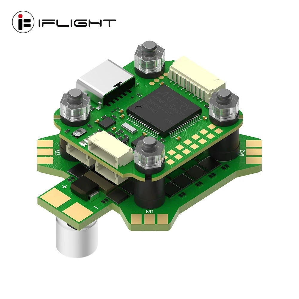 

Полетный стек BLITZ Mini ATF435 55A: Полетный контроллер BLITZ ATF435 и ESC BLITZ Mini E55S 4-в-1 2-6S для FPV-дронов и радиоуправляемых гоночных квадрокоптеров