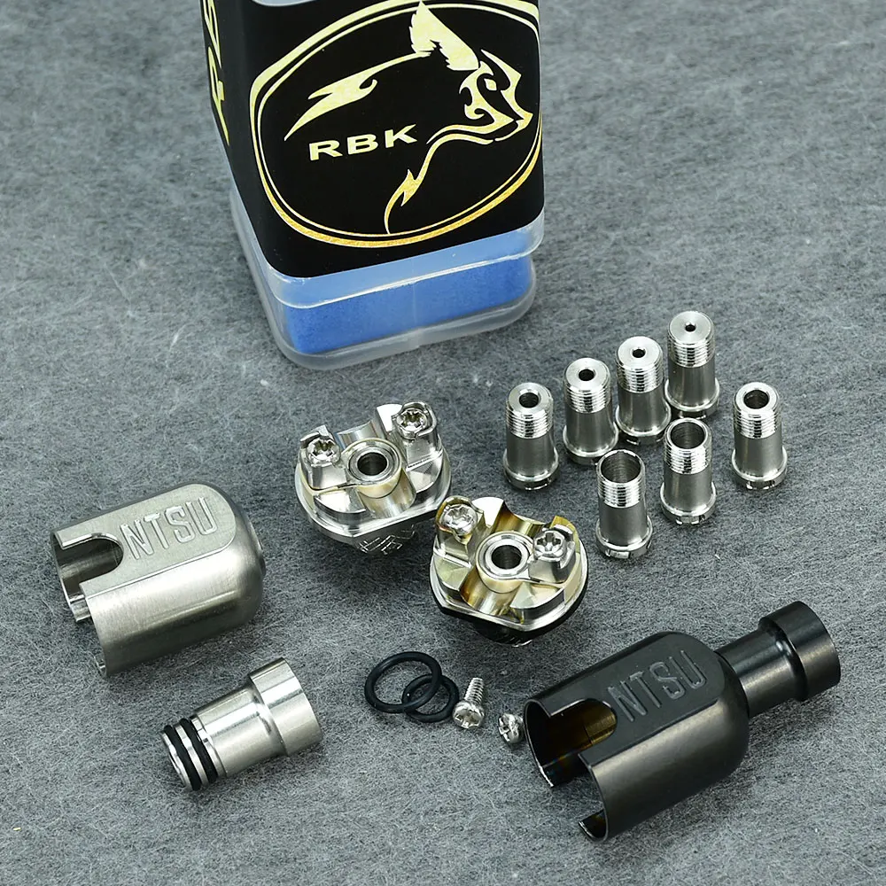 Wolfcoolvape NTSU สไตล์ RBA สะพาน 316ss สําหรับ Billet/BB/Boro Tank Air Pins 1.0 / 1.2 / 1.5 / 2.0 / 2.5 / 3.0 / 3.5 / 4.0 มม.