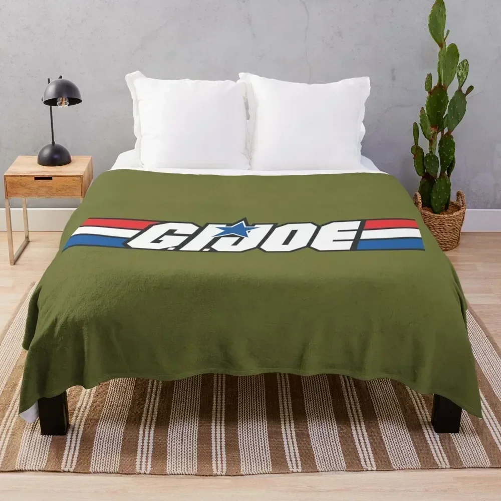 Gi Joe Logo Artwork Throw Blanket Warm Throw Blanket Gift for Anniversary