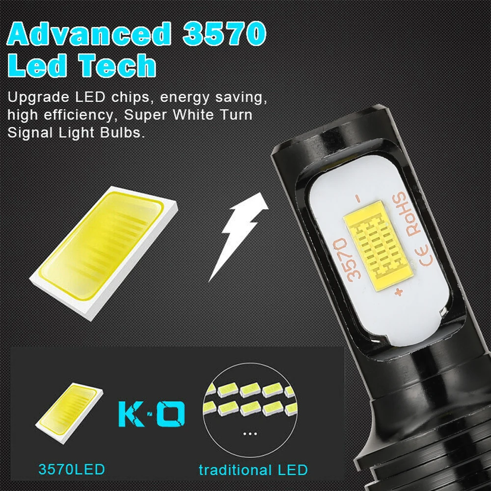 2Pcs H4 H7 LED 20000Lms Car Headlight H11 H8 H9 H10 H1 H3 Car Fog Light Bulbs 9005 9006 Auto Driving Running Lamps 55W 12V 24V