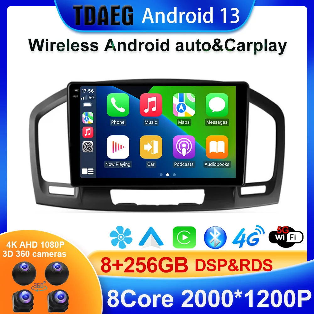  2K For Buick Regal For Opel Insignia 1 2009 - 2013 Car Radio Multimedia Video Player Navigation stereo GPS Android 13 No 2din 2