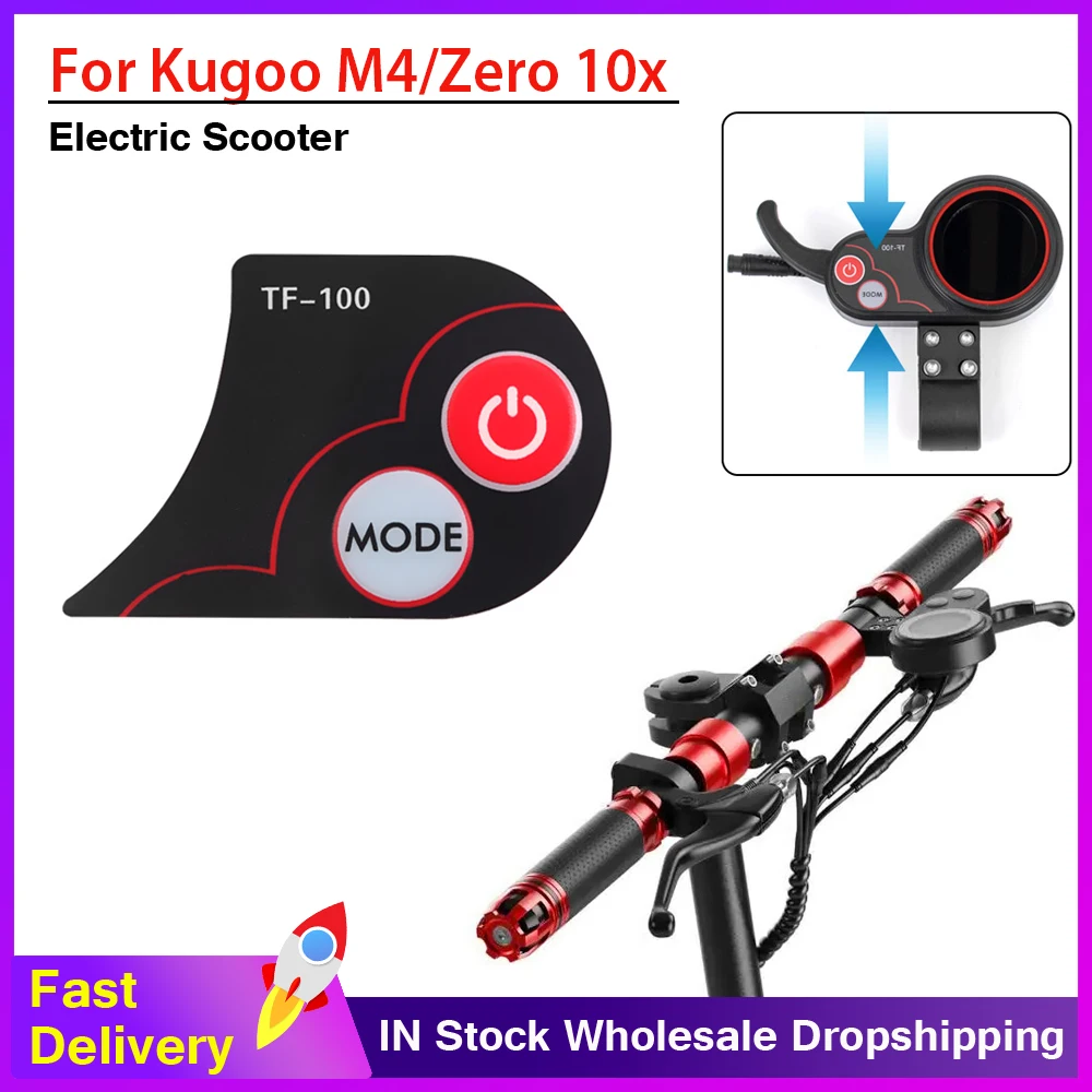 Electric Scooter TF-100 Display Stickers Stickers Speedometer Sticker For Kugoo M4 Electric Scooter Accessory for Zero10x Parts