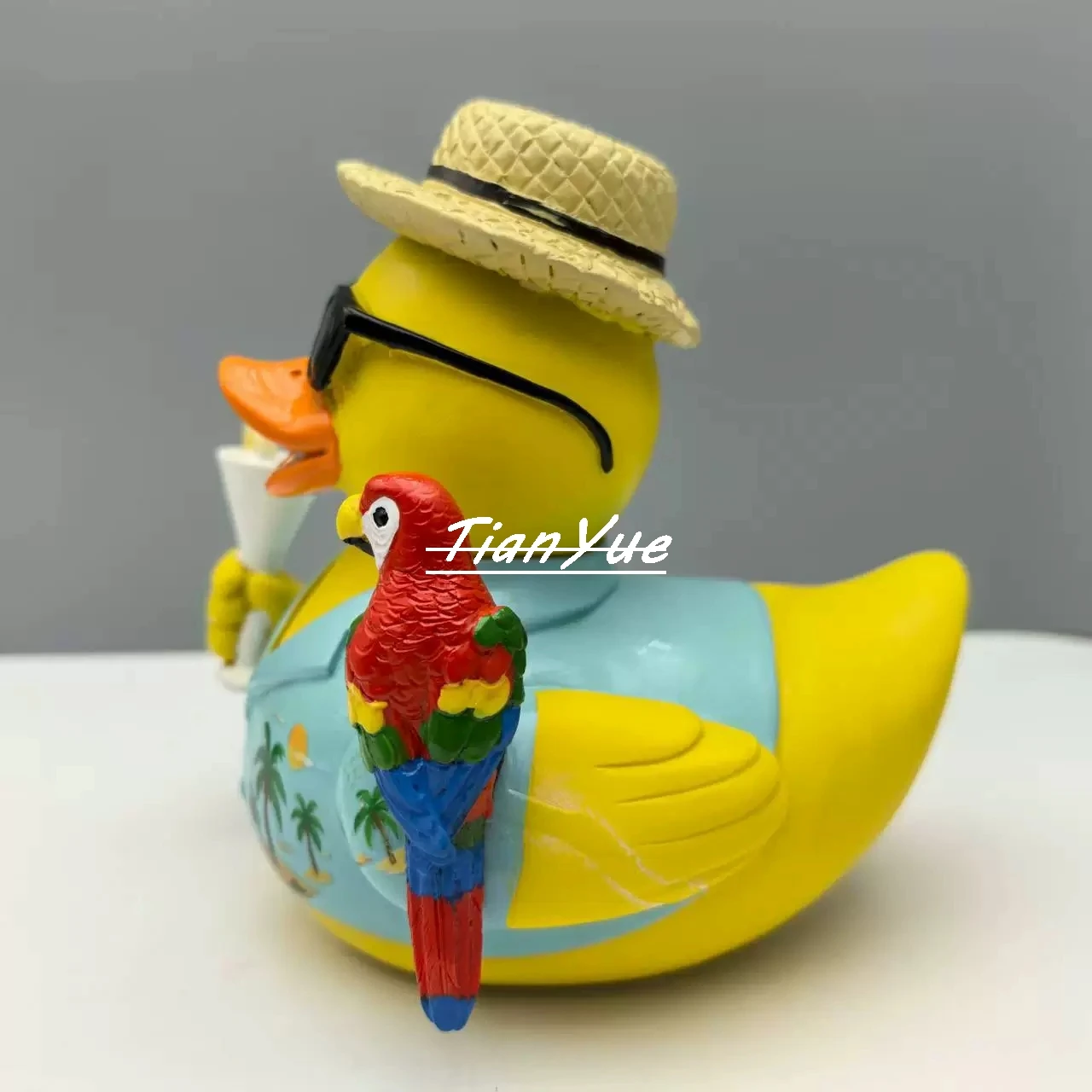Anime Jimmy Duck Mooi Standbeeld Figuur Speelgoed Creatieve Ornamenten 12cm