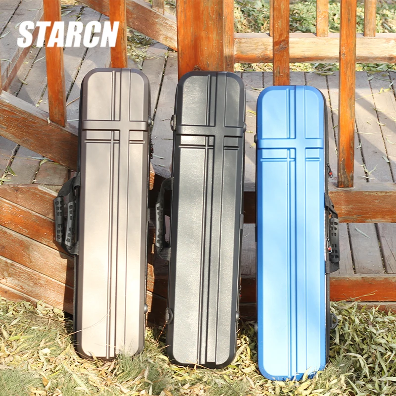 

Archery Recurve Bow Case Hardcase Abs Material Shoulder-back Shooting Hunting Bow Box High-Capacity Easy Carry Accessories