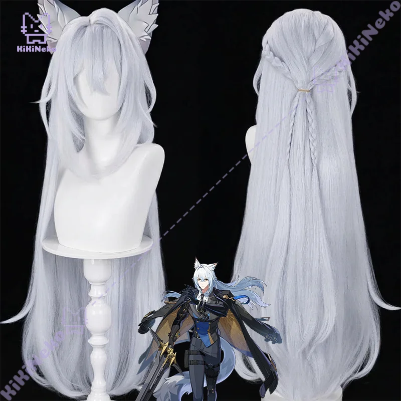 Game Zenless Zone Zero Severian Lowell Cosplay Wig Fluffy Thickened Scalp Top For Halloween Comicon Party Adult Women Men
